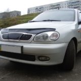 Зимняя накладка на решетку Daewoo Lanos FLY глянцевая