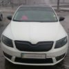 Зимняя накладка на решетку радиатора Skoda Octavia